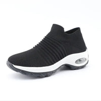 Black with White Sole