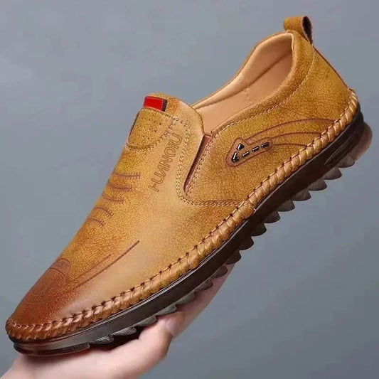 Leather Slip-On Loafers for Men | Lorvix